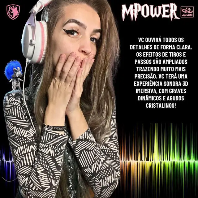 Alt view image 2 of 7 - Gaming Headset for PS4, PC, Mobile, Noise Cancelling Over Ear Headphones with Retractable and Flexible Mic & Soft Memory Earmuffs for Laptop Nintendo Switch Games-Angel Edition