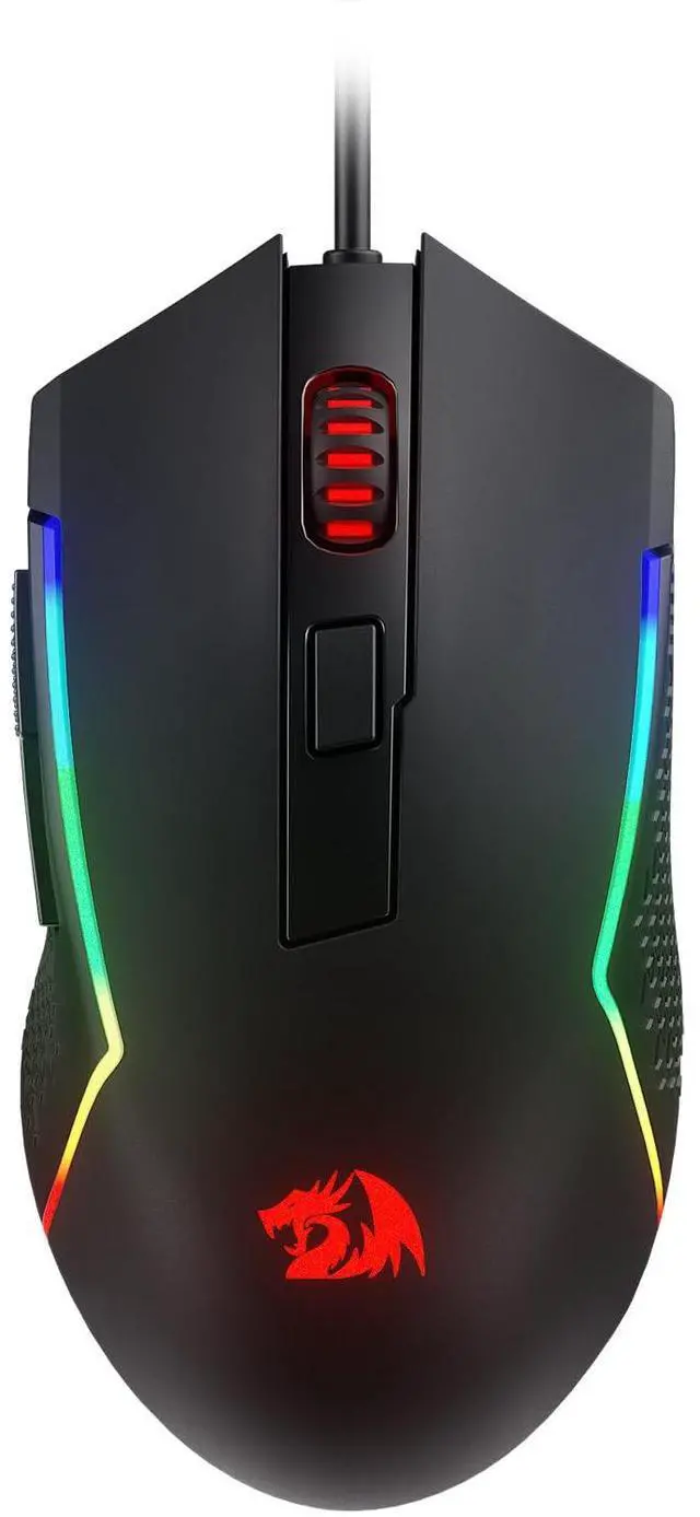 Main image of M616 RGB Gaming Mouse, 10000 DPI Wired Optical Mouse with 6 Programmable Buttons & 8 Backlit Modes, Software Supports DIY Keybinds