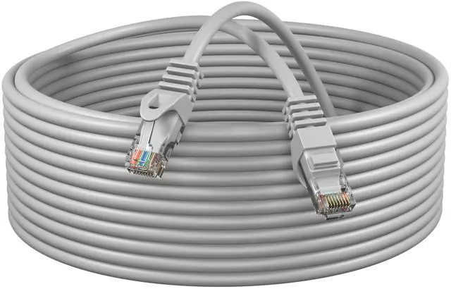 Main image of Cat6 75FT Network Ethernet Patch Cable, 550Mhz Internet Wire, Backwards Compatible with Cat5, for PC, Modem, Router, Consoles for Home and Office, Gray