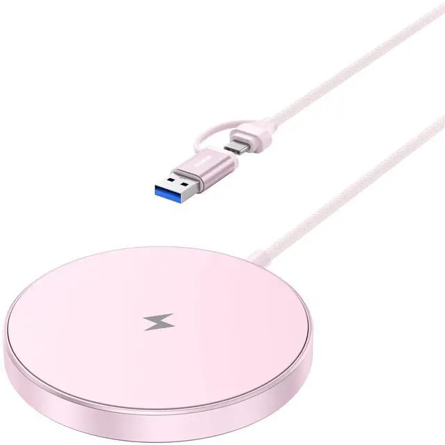 Main image of Magnetic Wireless Charger 15w Compatile with MagSafe Charger/iPhone 16/16 Pro/16 Plus/16 Pro Max/iPhone 15 Pro Max Plus/iPhone 14 13 12 Series, Wireless Mag Safe Charging Pad, Mag Charger