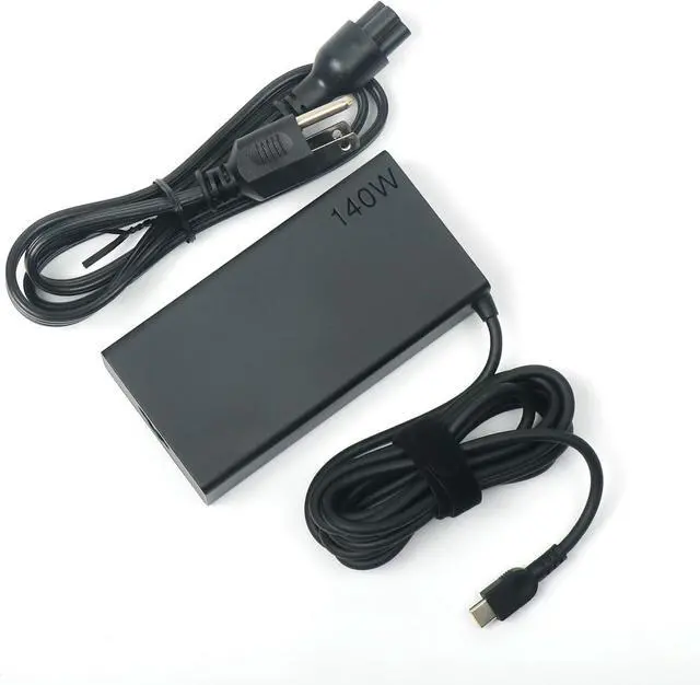Main image of New Slim 140W Watt USB-C AC Charger Compatible with Lenovo Slim Pro 7 9, Yoga Pro 9 7 7i 9i, Legion 9, Legion Pro 5 5i 7 7i, ThinkPad Z16, Yoga Slim 7 5 Laptop Type C Power Adapter