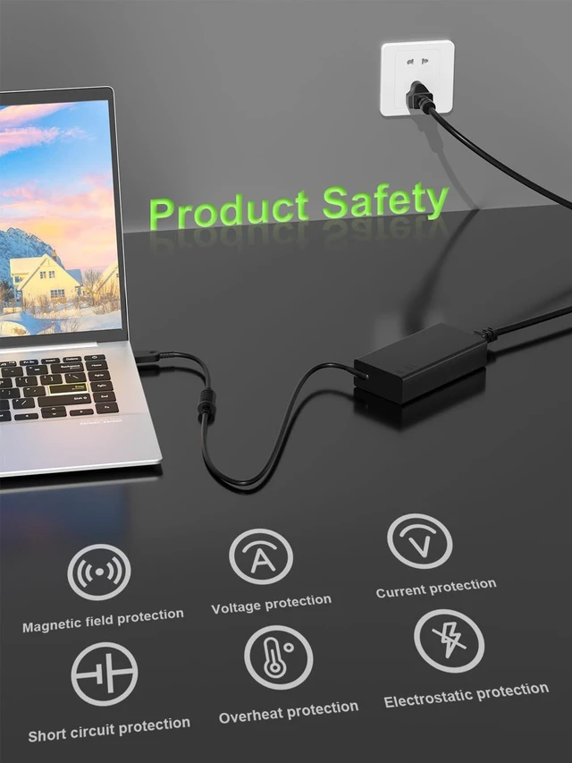 Alt view image 5 of 7 - 100W Slim USB-C Charger for Lenovo Laptop, Legion Go Lenovo Slim 7 9, ThinkPad T16 T14 P16s E14, IdeaPad Slim/Por 5, Yoga Slim 7, Yoga Pro 7, ThinkBook 16 14 15 Power Cord