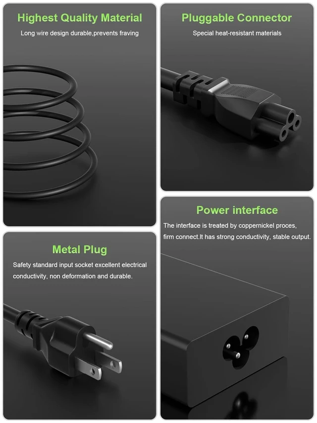 Alt view image 7 of 7 - 100W Slim USB-C Charger for Lenovo Laptop, Legion Go Lenovo Slim 7 9, ThinkPad T16 T14 P16s E14, IdeaPad Slim/Por 5, Yoga Slim 7, Yoga Pro 7, ThinkBook 16 14 15 Power Cord
