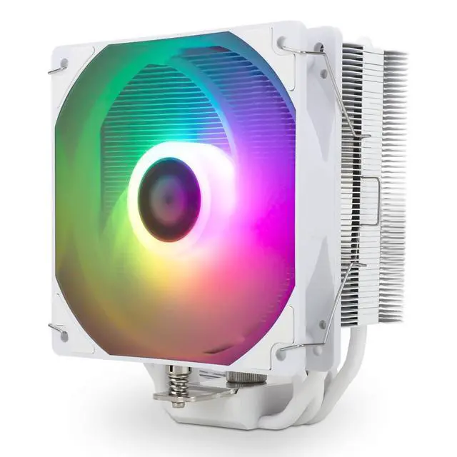 Alt view image 7 of 7 - Assassin King 120 SE White ARGB CPU Air Cooler, AK120 SE White ARB, 5 Heatpipes, TL-C12CW-S PWM Quiet Fan CPU Cooler with S-FDB Bearing, for AMD AM4/AM5/Intel LGA1700/1150/1151/1200/1851