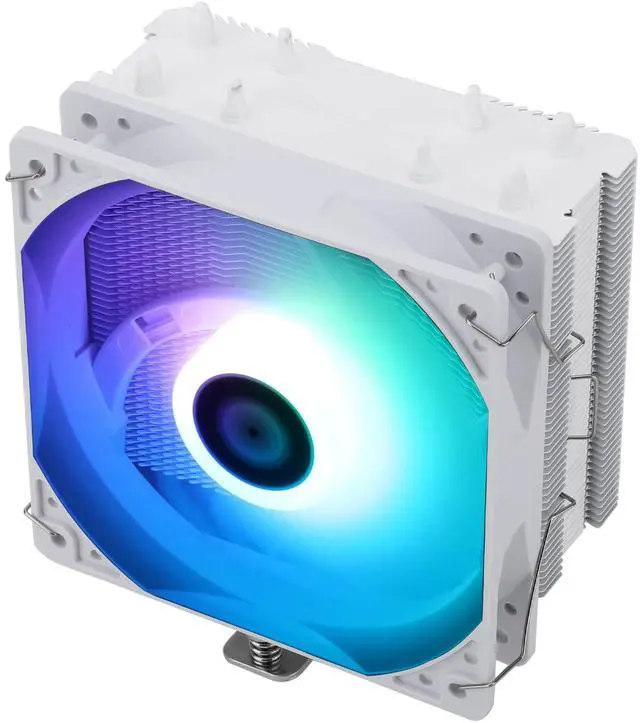 Main image of AssassinX120 SE ARGB White CPU Air Cooler, AX120 SE ARGB, 4 Heat Pipes, TL-C12CW-S PWM Quiet CPU Fan with S-FDB Bearing, for AMD AM4/AM5/Intel 1700/1150/1151/1200/1851