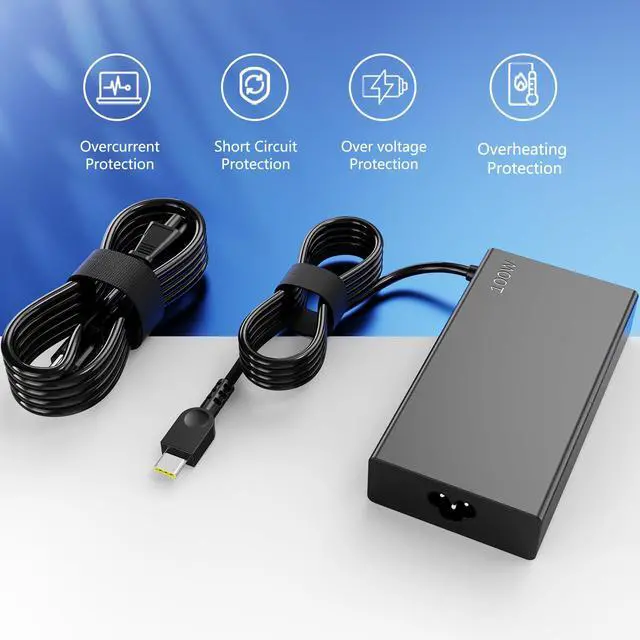 Alt view image 5 of 5 - 100W USB C Charger for Lenovo Yoga 9 9i 7 7i,Yoga Slim 7 Pro,ThinkBook 15 16,ldeapad 5Pro16,ADL100YLC3A,ADL100YDC3A,SA11D52396,GX21J75543,5A11J62105,ThinkBook,Yoga,IdeaPad Type C Laptop Power Supply