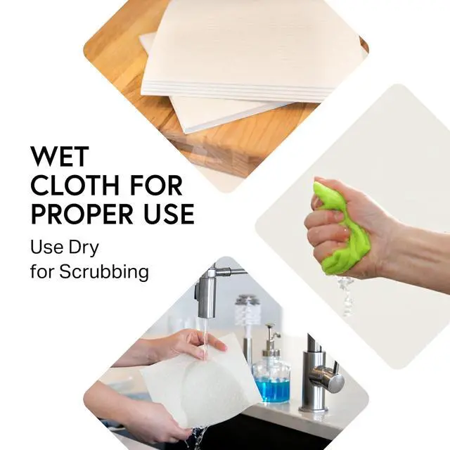 Alt view image 4 of 7 - Swedish Wholesale Dishcloths Reusable 8" x 7" Sponge Cloths, Bulk 10 Pack of High Absorbent Cellulose Dish & Kitchen Cleaning Hand Towels, Wring to Dry & Machine Wash, Odor Resistant, Assorted Colors