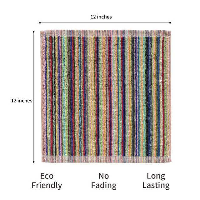 Alt view image 4 of 7 - Oeleky Kitchen Dishcloths for Washing Dishes, Ultra Absorbent Dish Rags, Cotton Cleaning Cloths Pack of 8, 12x12 Inches (multi-1, 12x12 inch)