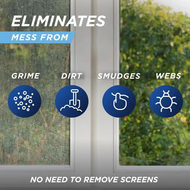 Alt view image 5 of 7 - 30 SECONDS Outdoor Window & Screen Concentrated Cleaner for Glass, Patio Doors, Fiberglass, Furniture - No Screen Removal Required, Spray & Rinse - Hose End Spray Attachment (2 PACK)
