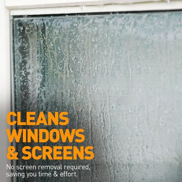 Alt view image 5 of 7 - Wet & Forget Window & Screen Cleaner Outdoor Window Cleaner Spray & Hose Attachment; No Scrubbing, Superior Scrub-Free Shine for Windows & Screens; 48oz (Pack of 2)