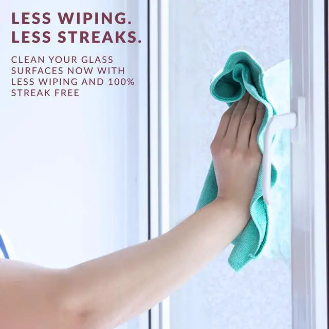 Alt view image 5 of 7 - HOPE'S Perfect Glass Cleaner Spray Refill, Streak-Free, Ammonia-Free Window, Mirror, Screen, Tinted Glass, and Shower Door Cleaner, Indoor and Outdoor Glass Surfaces, 67.6 Ounce, Pack of 1