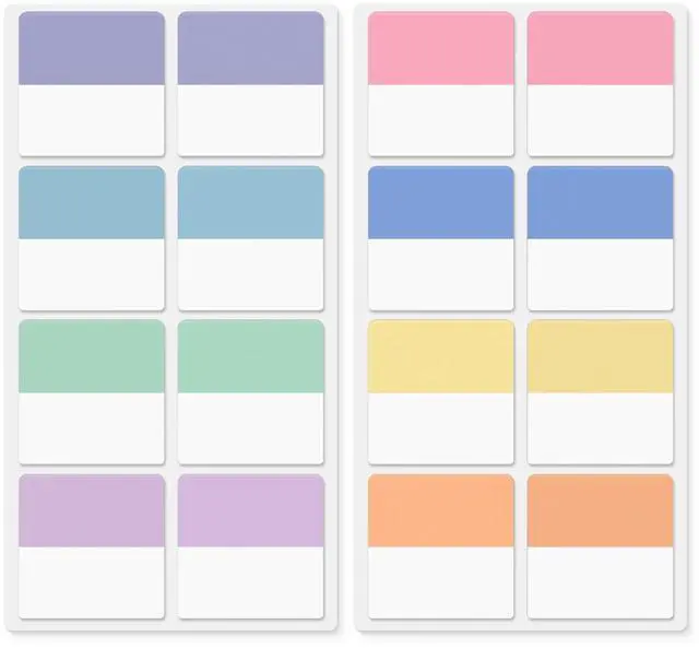 Main image of Sticky Index Tabs, 240 Pcs, Pastel Sticky Tabs for Notebooks
