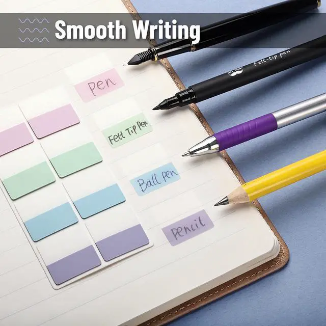 Alt view image 3 of 7 - Sticky Index Tabs, 240 Pcs, Pastel Sticky Tabs for Notebooks