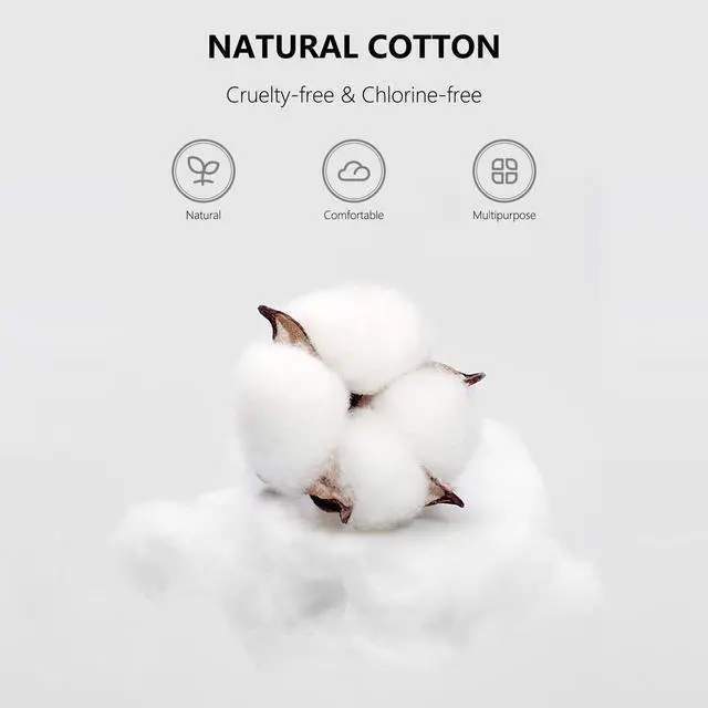 Alt view image 3 of 6 - 1000pcs Tiny Cotton Buds, with Round & Spiral for Baby Ear Nose Clean