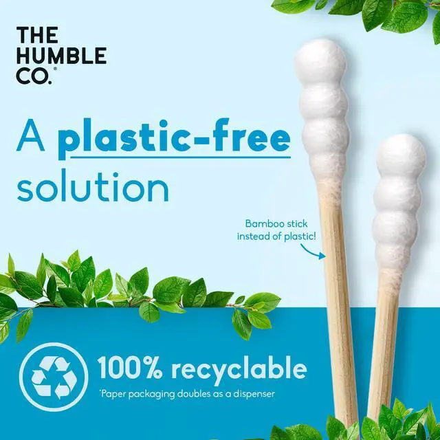 Alt view image 2 of 6 - Bamboo Cotton Swabs, Ear Cleaning, Spiral Design (600 Count)