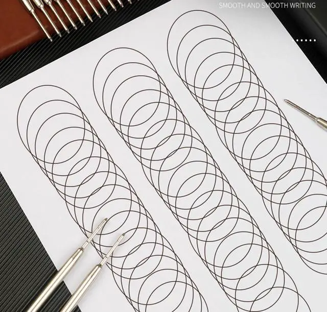 Alt view image 3 of 5 - 3.9'' Ballpoint Ink Pen Refills,Black Ink,Medium,10Pcs