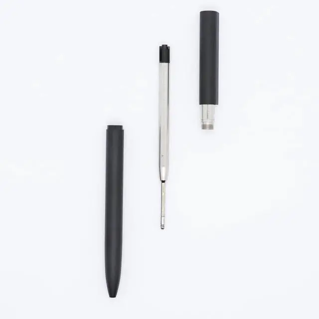 Alt view image 7 of 7 - 5-Pack 1.0mm Metal Ballpoint Refills, Medium Point - Black