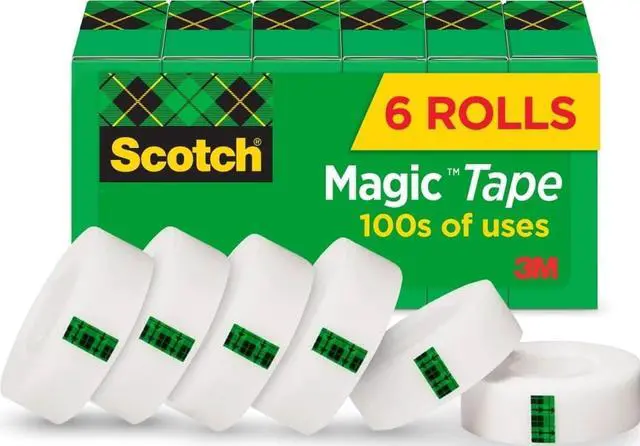 Main image of Magic Tape, Invisible, 6 Rolls
