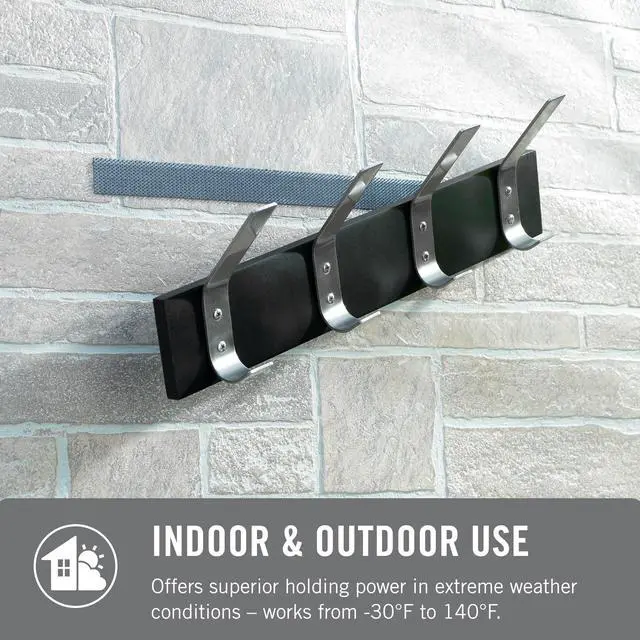 Alt view image 6 of 7 - Extreme Outdoor Mounting Tape, Holds Up to 15 Lbs, 14ft Roll