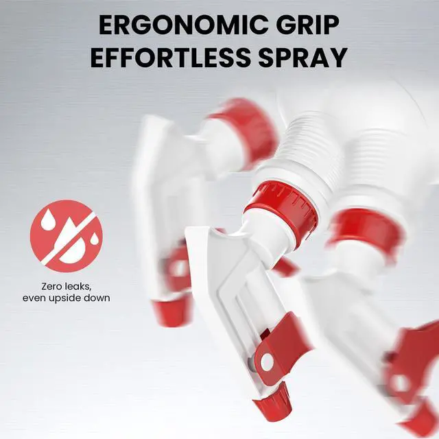 Alt view image 4 of 7 - Spray Bottles 4 Pack 16oz Refillable Adjustable Nozzle Mist Sprayer