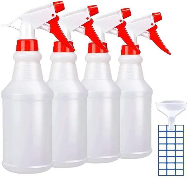 Main image of Empty Spray Bottles 16oz/4Pack - Adjustable Spray Bottles for Cleaning