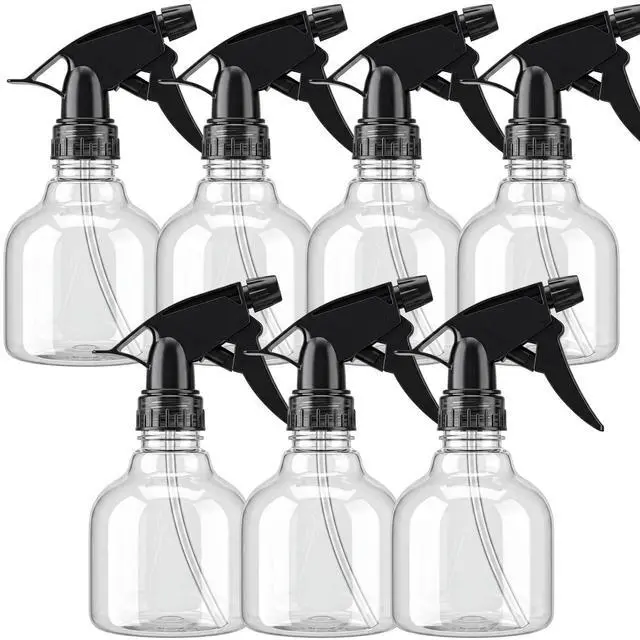 Main image of Spray Bottles 7pcs 8oz Empty Plastic Spray Bottle with Adjustable Nozzle for Hair and Cleaning Solutions Includes Funnel and Labels