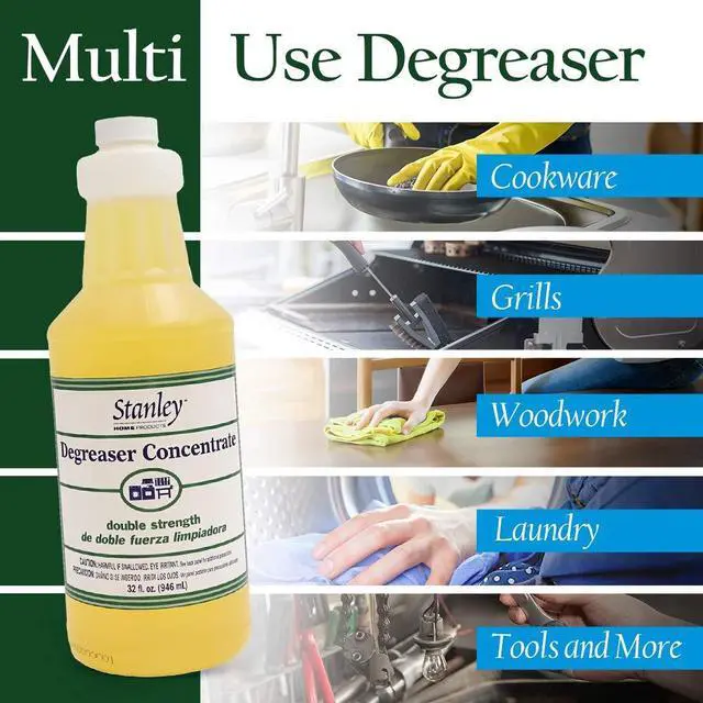 Alt view image 2 of 7 - Degreaser Concentrate Makes Up to 64 Gallons Industrial Strength Formula, Multi-Surface Cleaner for Kitchen, Cookware, Counters, Tools (Pack of 1)