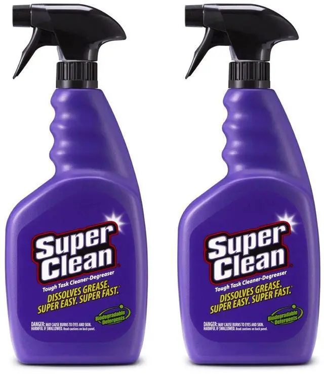 Main image of Cleaner/Degreaser: Water-Based, Trigger 32oz Spray Bottle, 2 Pack