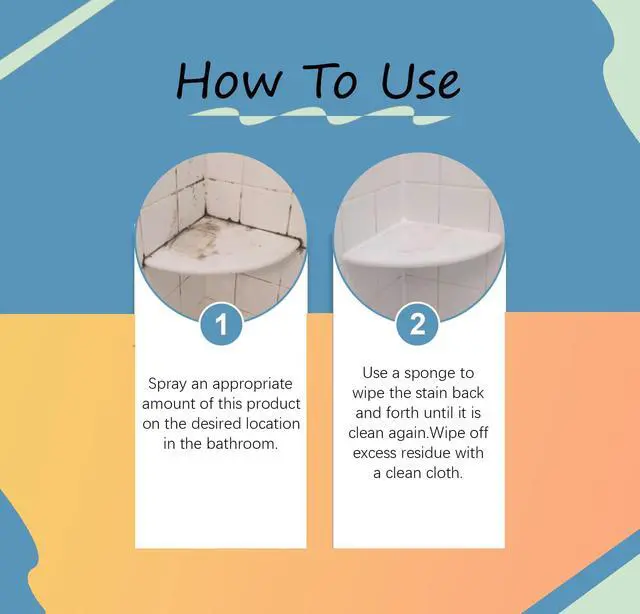 Alt view image 5 of 7 - Bathroom Shower Toilet Cleaner, Stain Grease Limescale Remover