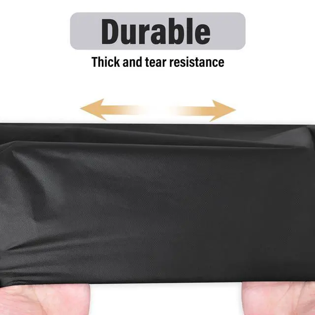 Alt view image 3 of 6 - 2 Pack Rectangle Tablecloths 54 x 108 Inch Water Resistant Tablecloths Disposable Table Cover for Dining Table, Buffet Party and Camping, Black