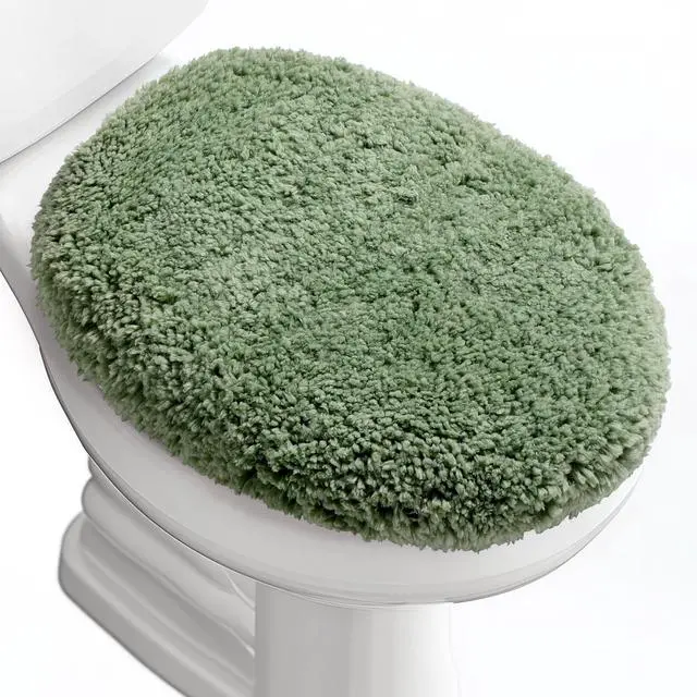 Main image of Soft Microfiber Toilet Seat Cover 17.5" x 15" Machine Washable