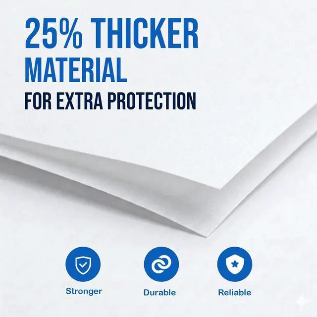 Alt view image 4 of 7 - XL Flushable Toilet Seat Covers (60 Covers) - Discreet Travel Toilet Seat Covers - Disposable Toilet Seat Covers for Kids & Adults, Travel Essentials for Restrooms, Airplane & Trips