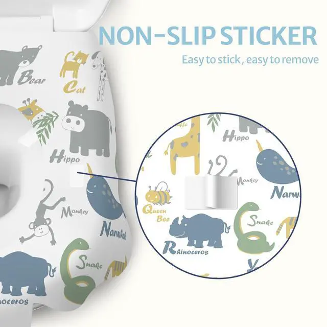 Alt view image 6 of 7 - 30 Pcs Toilet Seat Covers Disposable for Toddlers & Adults, Extra Large Waterproof, Portable Package for Travel, Kids Potty Training