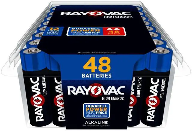 Main image of High Energy AA Batteries (48 Pack), Alkaline Double AA Battery