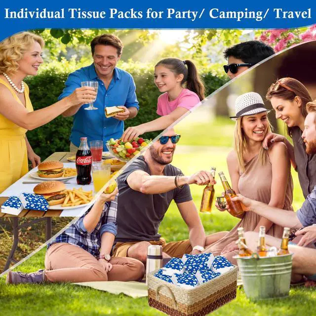 Alt view image 7 of 7 - 25 Pack Pocket Tissues Travel Packs 250 Sheets Travel Size Tissue Packs 3 Ply Unscented Small Mini Individual Portable Tissue Pack with Unique Embossing for Purse Holiday Travel Party