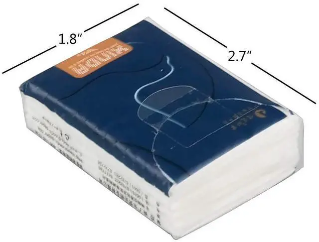 Alt view image 2 of 7 - 4-Ply Facial Tissues, 100-Pack Mini Type Pocket Packs Tissues