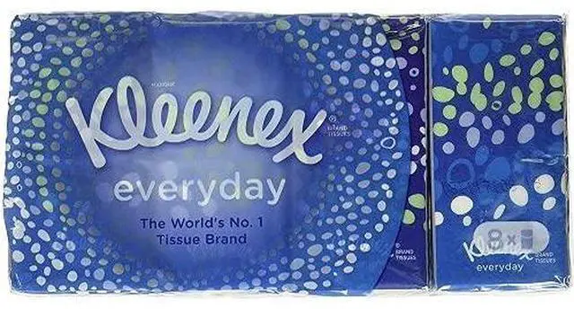 Main image of White Facial Tissue (72 Pack of 8 Tissue Each Pocket) Total of 648 Tissues