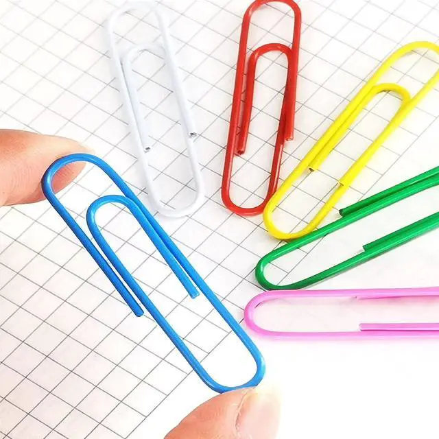 Alt view image 3 of 7 - Paper Clips, 100Pcs 2 Inch Large Paperclips Assorted Color