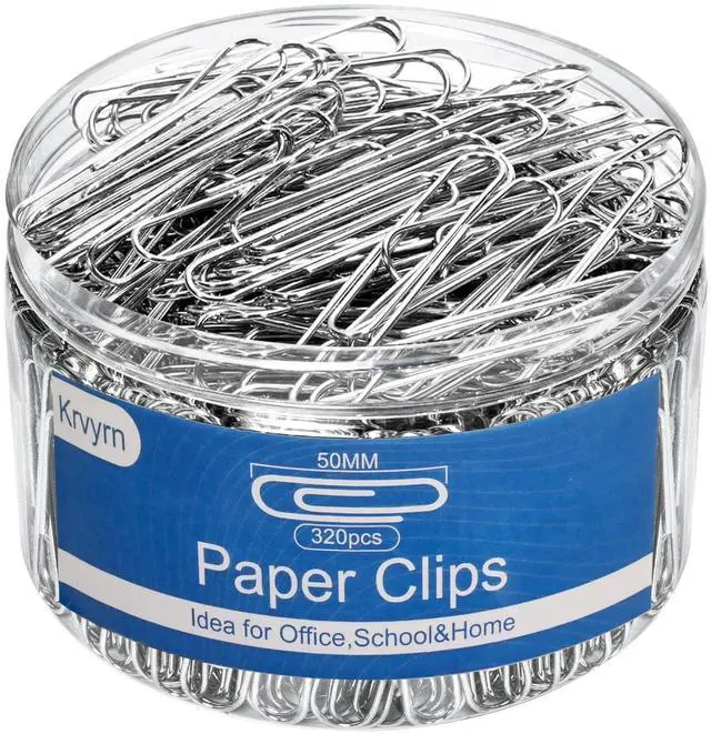 Main image of Jumbo Paper Clips,Large PaperClips,320Pcs Paper Clip for School and Office.