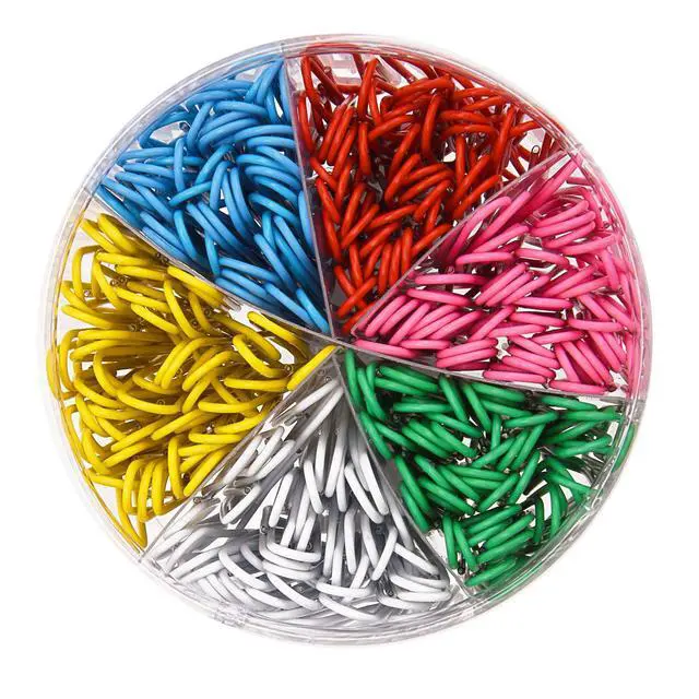 Alt view image 2 of 6 - 300 Pieces Large Colorful Paper Clips, 2 Inch