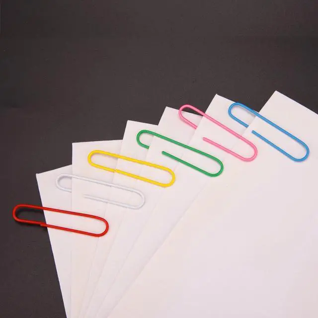 Alt view image 4 of 6 - 300 Pieces Large Colorful Paper Clips, 2 Inch