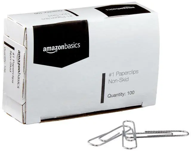 Alt view image 2 of 4 - No. 1 Paper Clips, Nonskid, 1000 Count (10 Pack of 100), Silver