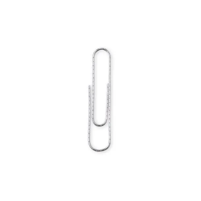Alt view image 4 of 4 - No. 1 Paper Clips, Nonskid, 1000 Count (10 Pack of 100), Silver
