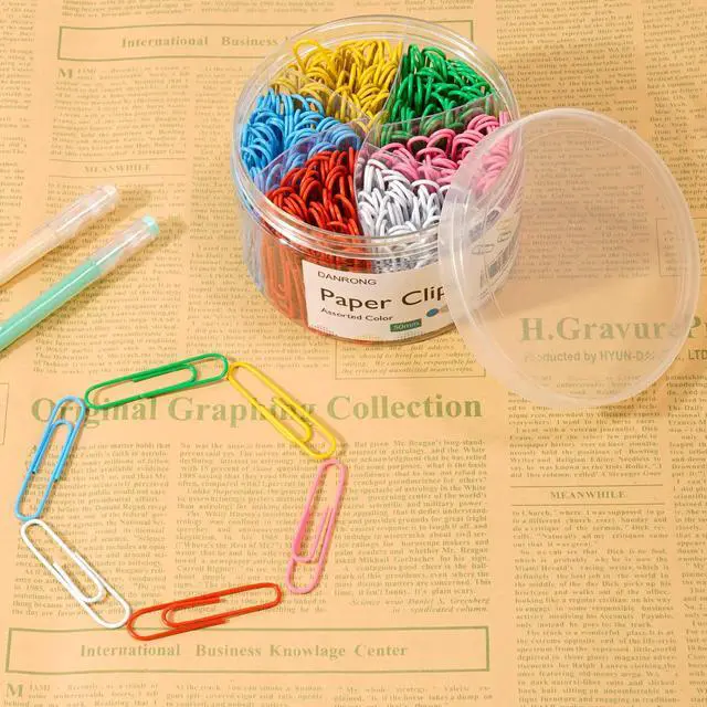 Alt view image 7 of 7 - Jumbo Paper Clips,265 PCS (2 Inch) Large Paperclips Colorful Clips for Paperwork Ideal for Home, School and Office Use Colored