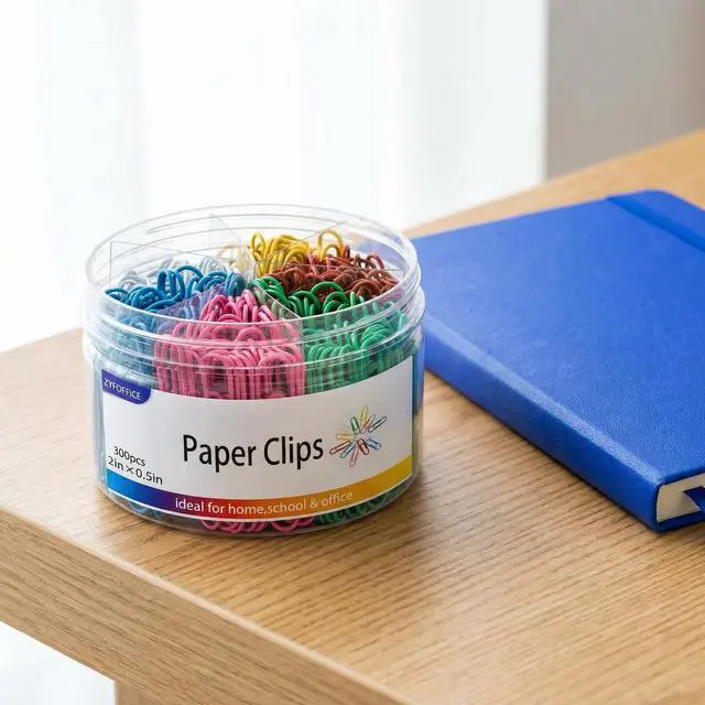 Alt view image 6 of 6 - Colored Jumbo Paper Clips, 2 Inch (50mm), 300PCS