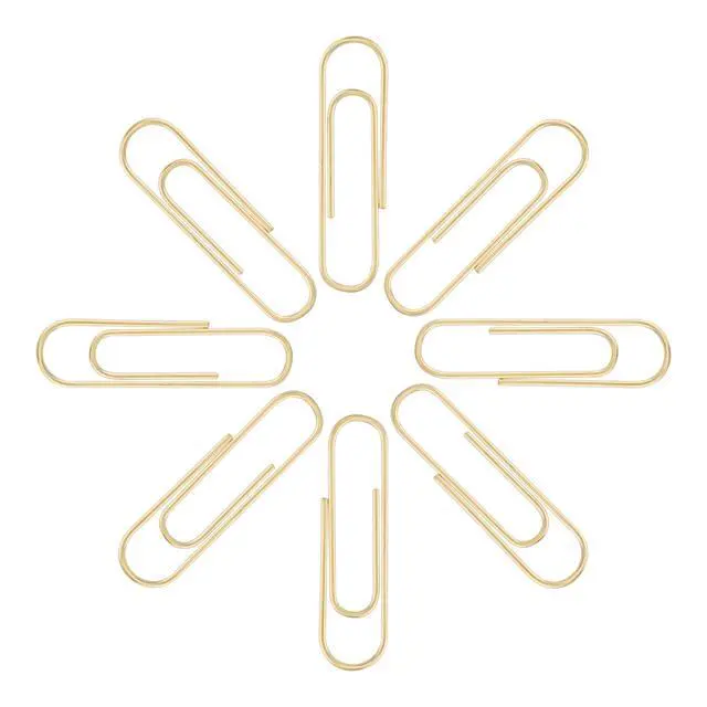 Alt view image 3 of 6 - Gold Paper Clips, 300-Count, 1.1 Inch (28mm) Small