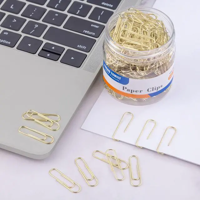 Alt view image 5 of 6 - Gold Paper Clips, 300-Count, 1.1 Inch (28mm) Small