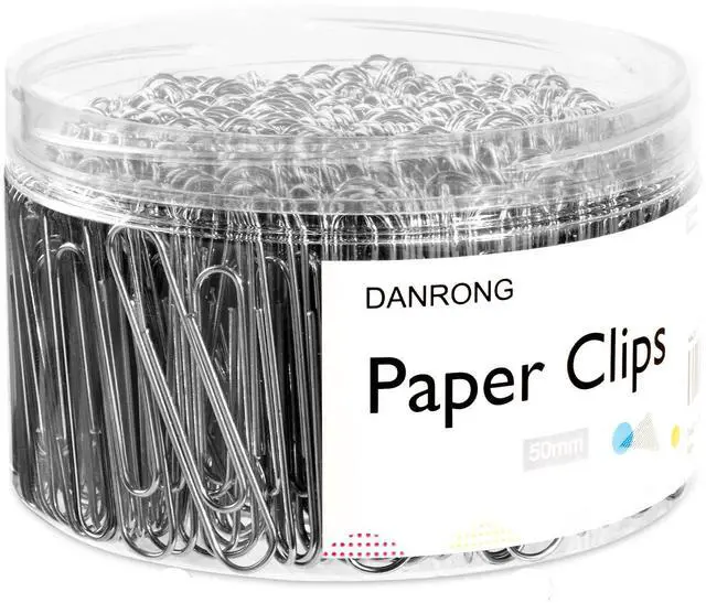 Main image of Silver Jumbo Paper Clips, 270pcs 2 Inch (50 mm) Paper Clip, Large Paperclips Great for Office School and Personal Use(2 in, Silver)