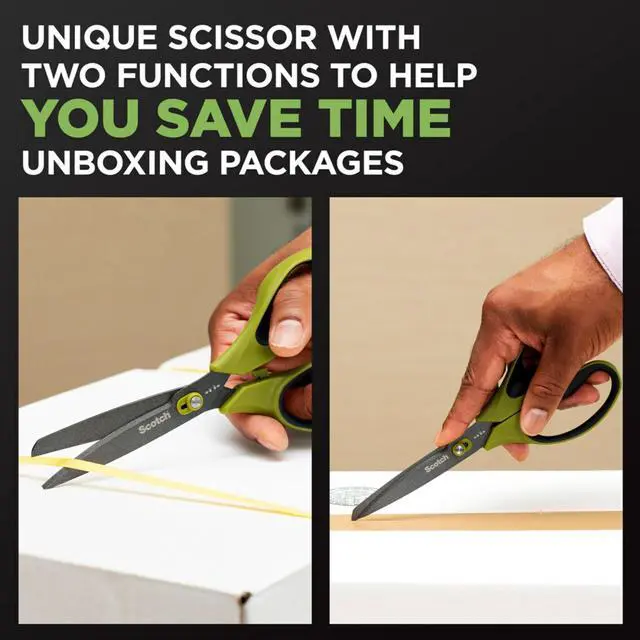 Alt view image 2 of 6 - Non-Stick Unboxing Scissors, 8-inch