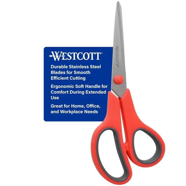 Alt view image 4 of 7 - 8 Inch All Purpose Scissors, Pack of 15